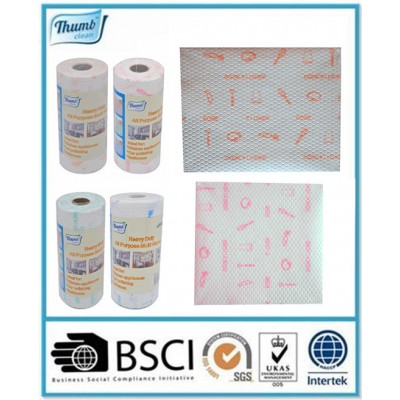 Airlaid Paper Towel/Disposable kitchen wipe roll/White Kitchen Paper Towel