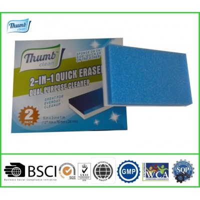 High Quality Factory Price Promotional Custom Composite sponge pad, makeup and PU magic eraser